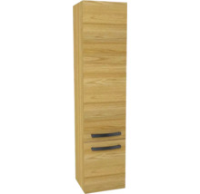 Hängehochschrank mit 2 Türen Devo Vena 2.0 links BxHxT 35x150x33 cm kitami mountain Griff schwarz