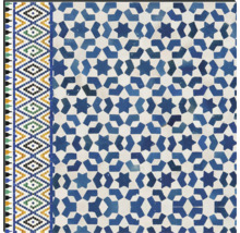 Dekorative Fliese mit geometrischem Muster