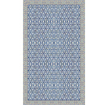 Teppich mit geometrischem Sternmuster und Bordüre