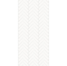 Carrelage avec motif à chevrons