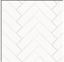 Motif de carreaux blancs en chevrons