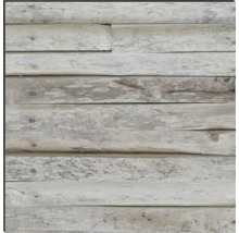 Revêtement en bois avec des planches horizontales pour la décoration murale