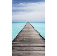 Holzsteg über das Wasser