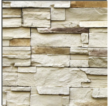 Duschrückwand mySpotti Shower Rustical Bricks Bruchsteinwand Mauerstein Verblender 255 x 150 cm SH-255150-1293-HB