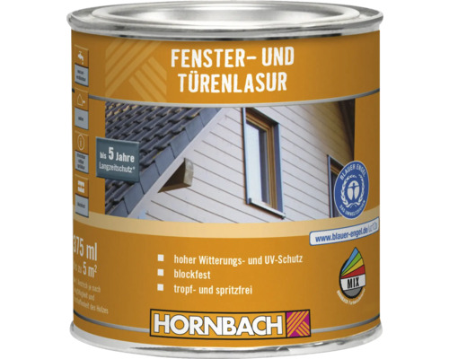 Boîte de lasure pour fenêtres et portes avec protection contre les intempéries de Hornbach