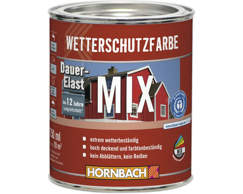 HORNBACH Wetterschutzfarbe im Wunschfarbton mischen lassen