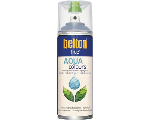 Belton Free PU Sprühlack Klarlack seidenglänzend 400 ml Belton Free Aqua Colours Klarlack Spraydose