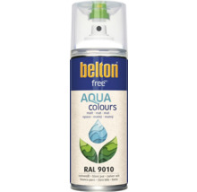 Peinture aérosol Belton Free PU Ral 9010 blanc pur mat 400 ml