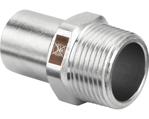 Raccord à sertir pièce d'insert viega Temponox acier inoxydable profil de sertissage v 15 mm x 1/2 pouce FE 810634