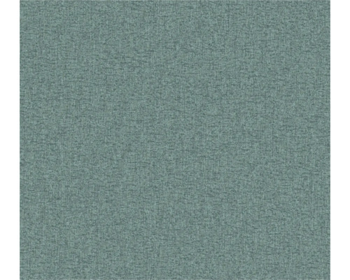 Papier peint intissé 39354-2 Famous Garden uni pétrole Revêtement de sol textile