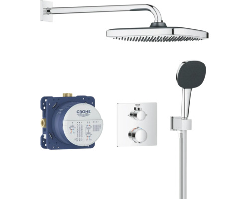 Thermostat de douche encastré Grohe Quickfix Precision Vitalio Comfort 250 chrome 34882000