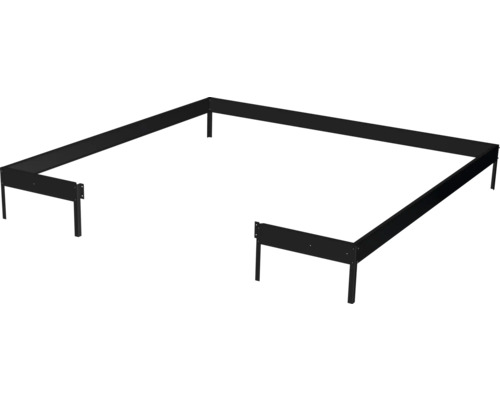 Cadre de fondation Halls pour Qube Square 251 x 251 x 12 cm noir