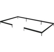 Cadre de fondation Juliana pour Jubii 60 511 x 296 x 12 cm noir