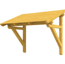Holz Vordach mit Dach und Wandbefestigung