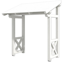 Auvent SKAN HOLZ Paderborn 4 blanc 242x156 cm