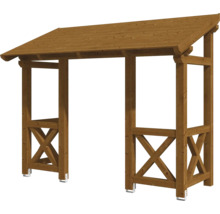 Holzpavillon mit Dach für den Garten