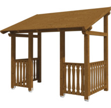 SKAN HOLZ Vordach Paderborn 8 nussbaum 336x202 cm