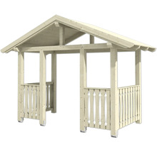 Pavillon de jardin en bois avec toit