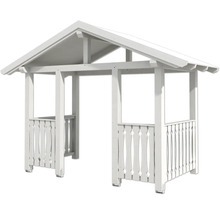Pavillon de jardin en bois blanc