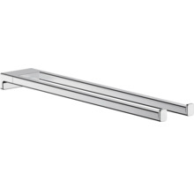 Doppelter Handtuchhalter aus Metall zur Wandmontage
