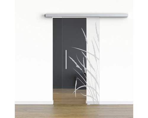 Pertura Glasschiebetür Komplettset Glera Blade 01 775x2175 mm Rechts inkl.Beschlag Selir Aluminium natur,Stangengriff Pertura Glasschiebetür Komplettset Glera Blade 01 775x2175 mm Rechts inkl.Beschlag Selir Aluminium natur,Stangengriff