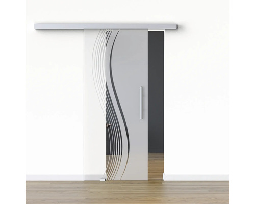 Pertura Glasschiebetür Komplettset Glera Reflect 02 900x2050 mm Links inkl.Beschlag Selir Aluminium natur,Stangengriff Pertura Glasschiebetür Komplettset Glera Reflect 02 900x2050 mm Links inkl.Beschlag Selir Aluminium natur,Stangengriff