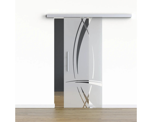 Pertura Glasschiebetür Komplettset Glera Tangle 02 775x2175 mm Rechts inkl.Beschlag Selir Aluminium natur,Stangengriff Pertura Glasschiebetür Komplettset Glera Tangle 02 775x2175 mm Rechts inkl.Beschlag Selir Aluminium natur,Stangengriff