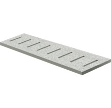 Betonrinne mit Schlitzen zur Wasserableitung