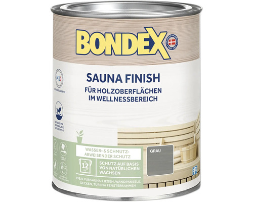 Finition BONDEX Sauna gris 1 l
