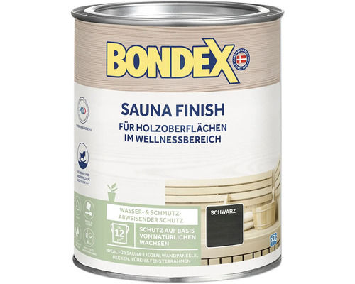 Finition BONDEX Sauna noir 1 l