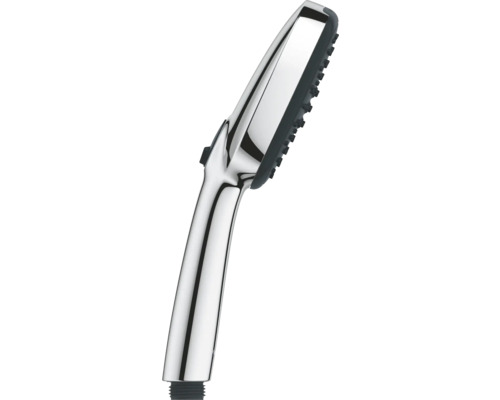 Handbrause aus Chrom mit rechteckigem Duschkopf