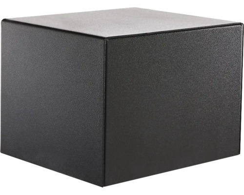 Cube noir en métal