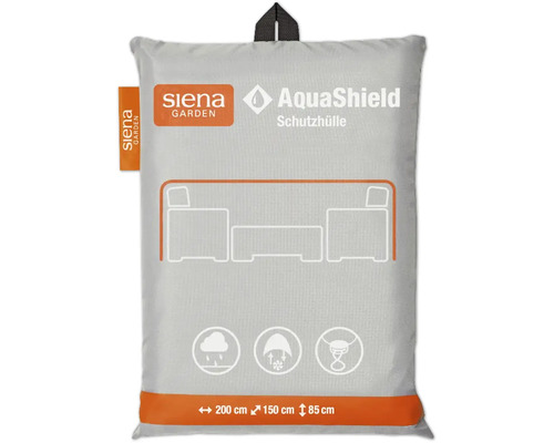 Housse pour groupe de sièges AquaShield Siena Garden 280 x 150 x h 85 cm gris