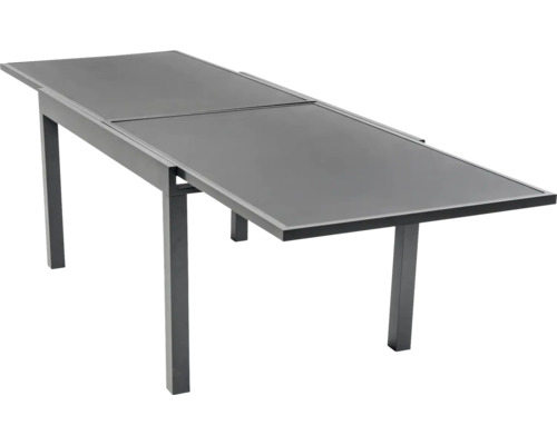 Ausziehbarer Gartentisch aus Metall für den Außenbereich