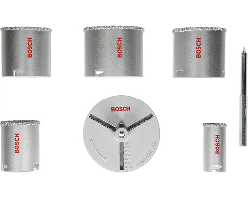 Bosch Fliesenbohrer Set mit Zentrierhilfe