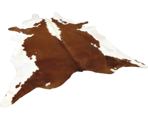 Peau de vache marron/blanc env. 2-3 m² 210x190 cm