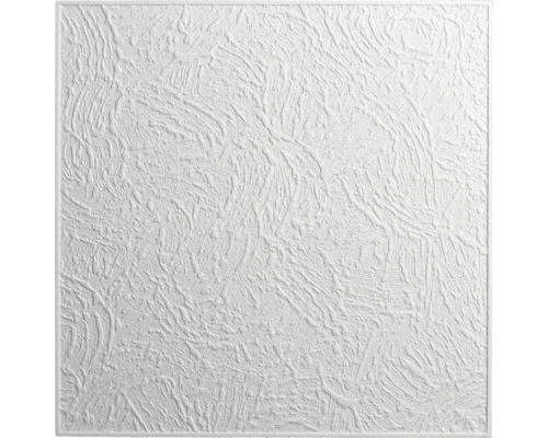 Plaque de plafond carrée avec structure à motifs