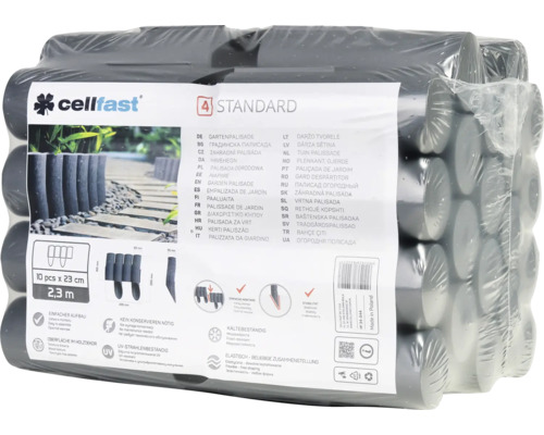 Verpackte Gartenpalisade, 10 Stück, jeweils 23 Zentimeter lang