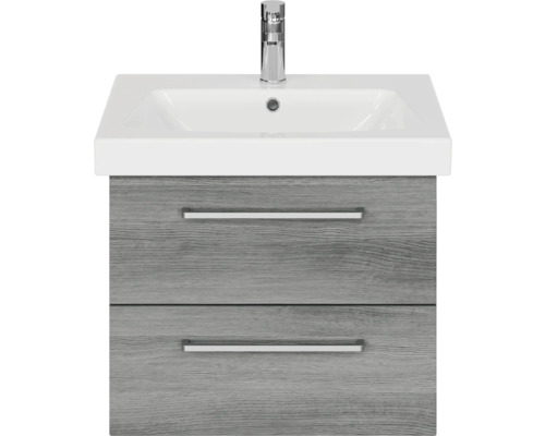 Meuble-lavabo avec deux tiroirs et robinetterie