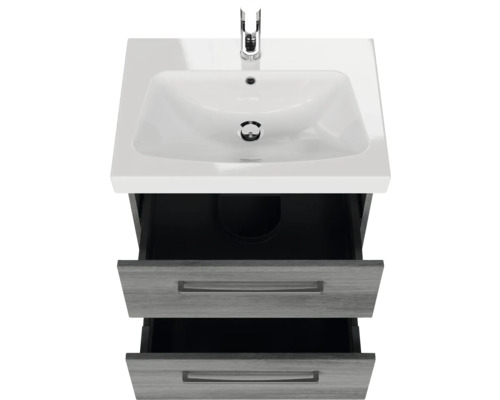 Meuble sous-vasque avec deux tiroirs et lavabo