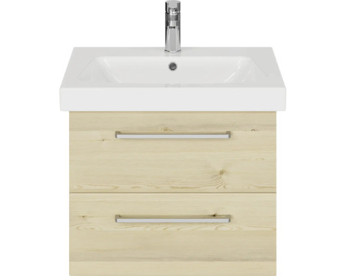 Waschtischunterschrank mit zwei Schubladen, Waschbecken und Armatur