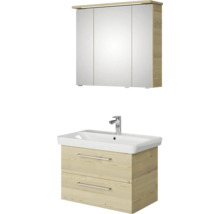 Waschtisch mit Unterschrank und Spiegelschrank für das Badezimmer