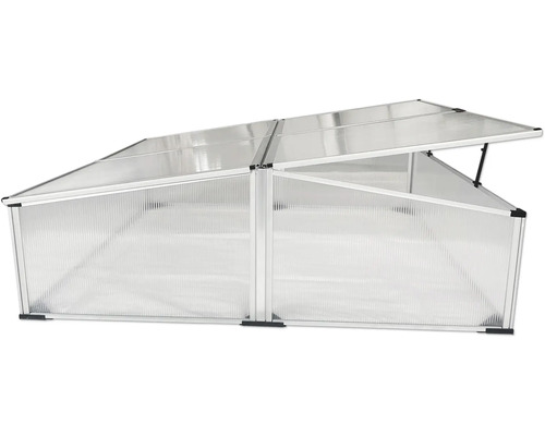 Frühbeet mit geöffnetem Deckel