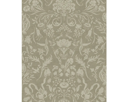 Papier peint intissé LOOKS 121015 Majestic Damask marron Papier peint à motifs floraux
