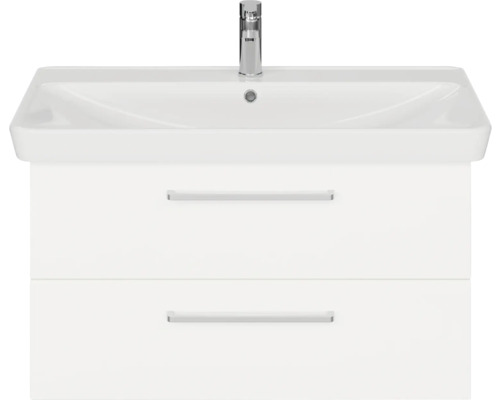 Waschtisch mit zwei Schubladen und Armatur