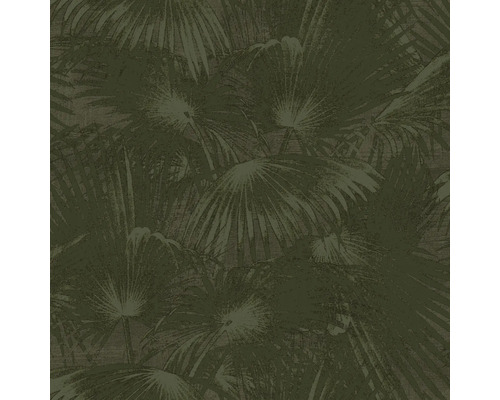 Papier peint intissé LOOKS 121011 feuilles de palmier vert Papier peint avec motif de feuilles de palmier