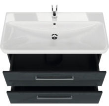 Meuble-lavabo avec meuble sous-vasque et deux tiroirs