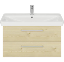 Meuble sous-lavabo avec deux tiroirs et lavabo