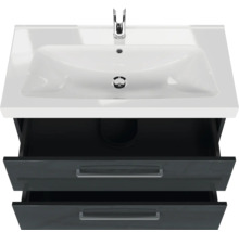 Meuble sous-vasque avec deux tiroirs et lavabo