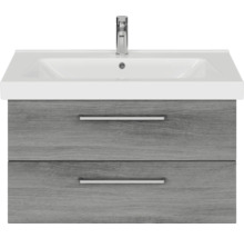 Meuble sous-vasque avec lavabo et deux tiroirs